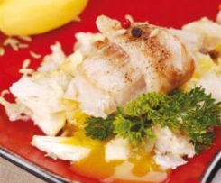 Ryba z koprem włoskim w sosie pomarańczowym