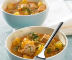 Duszony tuńczyk z ziemniakami 