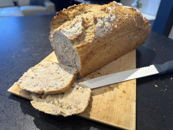 Wariant Chleb pszenno-orkiszowy na zakwasie żytnim z ziarnami słonecznika i pestkami dyni