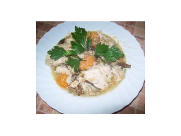 Piers kurczaka z dynia