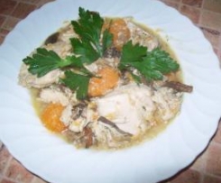 Piers kurczaka z dynia