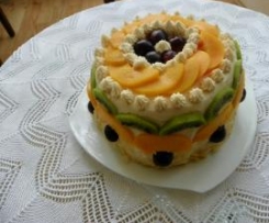 Tort z arbuza bez pieczenia dla dbających o linię