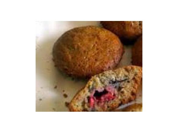 Muffiny z wiśniami i gorzka czekoladą :-)