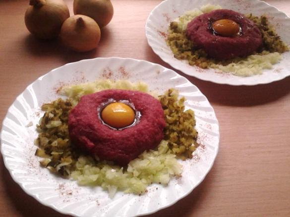 Tatar wołowy - ulubiony :)