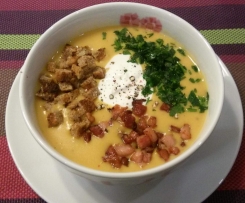 Krem z czerwonej soczewicy