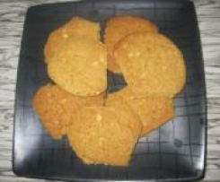 Ciasteczka pistacjowe z białą czekoladą