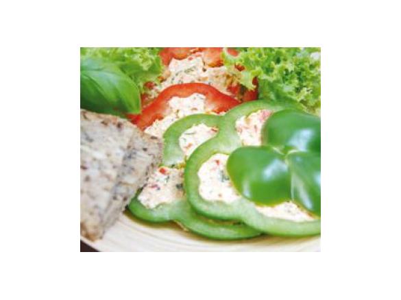 Nadziewane krążki papryki