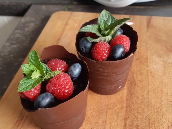 Czekoladowe doniczki