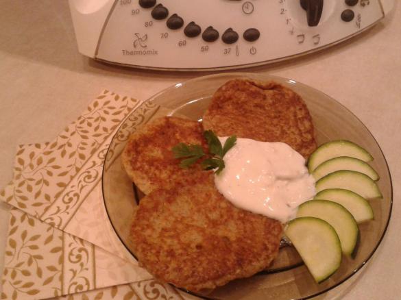 Placki ziemniaczane z cukinią - fit