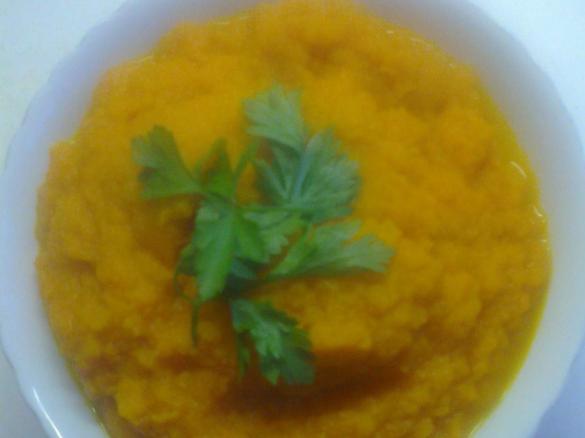 Puree z marchewki