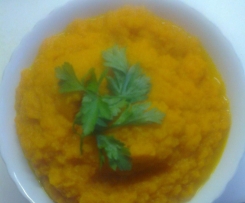 Puree z marchewki