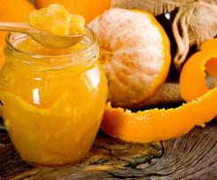 Dżem pomarańczowo jabłkowy z migdałowymi płatkami