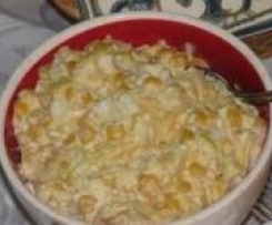 SAŁATKA Z PORY Z SEREM ŻÓŁTYM