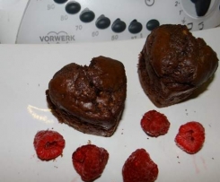 Muffinki czekoladowe z niespodzianką