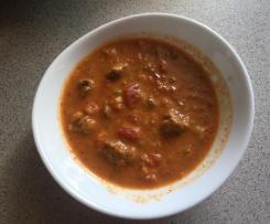 Wariant Zupa gyros (składniki po kolei)