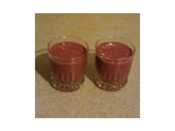 Koktajl z truskawek i bananów