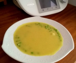 zupa czosnkowa z cukinią (wegańska) bez nabiału