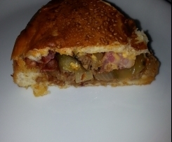 XXL Cheesburger a la Hexe