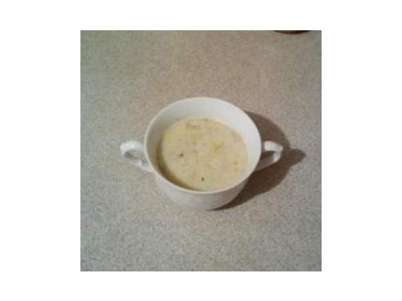 Krem z cukinii i jabłek