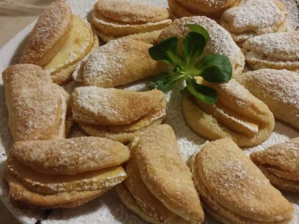 Orkiszowe ciasteczka z jabłkami