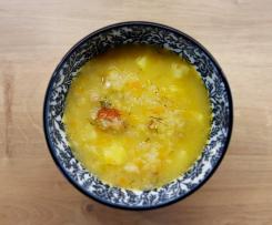 ZUPA Z BIAŁEJ KAPUSTY Z KIEŁBASĄ