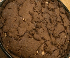 Sernik z brzoskwiniami i kakao