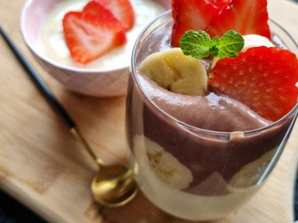 ZDROWY DESER BANANOWO - CZEKOLADOWY