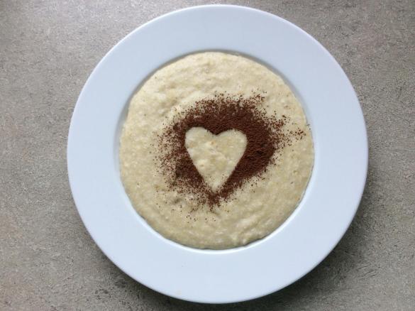 Kokosowa jaglanka z bananem - budyń bez mleka