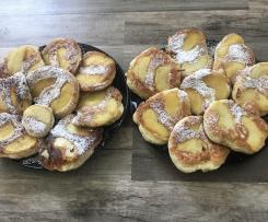 Racuchy drożdżowe z jabłkami