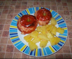 Pomidory nadziewane z ziemniaczkami