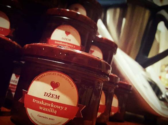 Dżem truskawkowy z wanilią