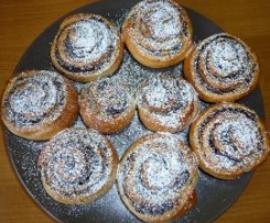 Drożdżówki z makiem i skórką pomarańczową :-)