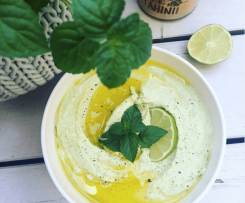 Hummus z bobu z miętą i limonką