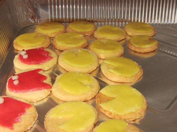 Cytrynowe ciasteczka "pacman" mojej còrki