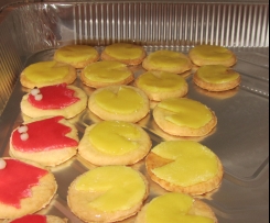 Cytrynowe ciasteczka "pacman" mojej còrki