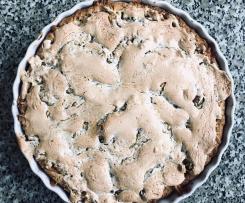 Tarta z rabarbarem i bezą