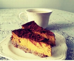 Odchudzony sernik dyniowy