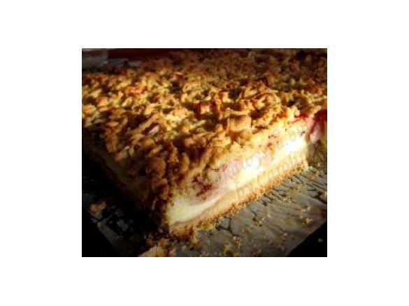 Ciasto kruche z jablkami i pianka