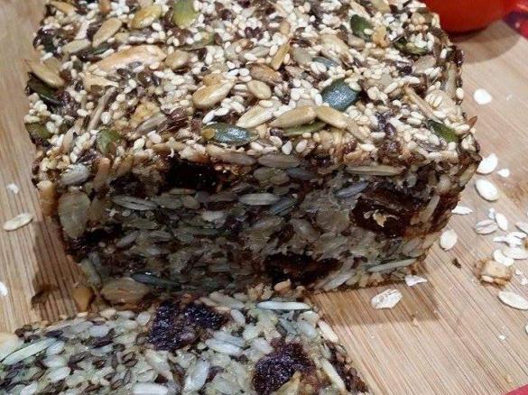 Chlebek  bez mąki i drożdży 