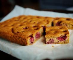 Paleo ciasto ucierane z owocami - z mąki z orzechów tygrysich Sohofood