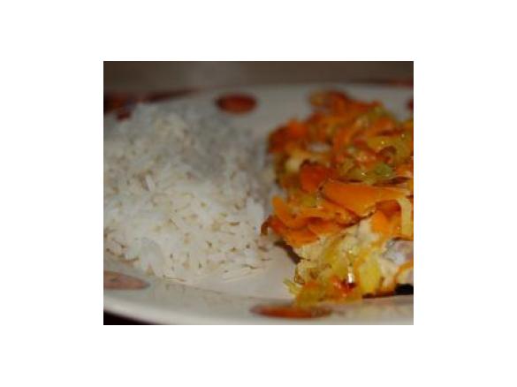 Ryba zapiekana w warzywach