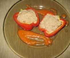 PAPRYKA FASZEROWANA na Varomie z sosem pomidorowym