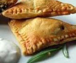 Francuskie rożki ze szpinakiem