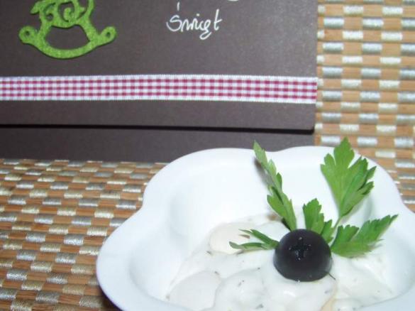 Świąteczna sałatka z fasoli