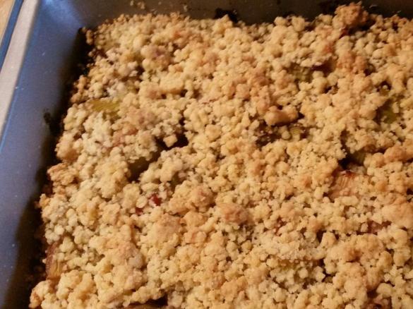 CIASTO KRUCHE Z RABARBAREM I KRUSZONKĄ - PYCHA !!!