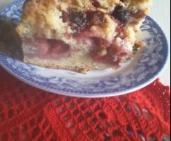 Ciasto z truskawkami i kruszonką