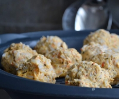 Klopsiki z ryżem na parze