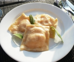 Ravioli z dynią i serem feta