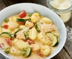 Gnocchi z indykiem i warzywami