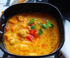 Zupa Tajska z batatami